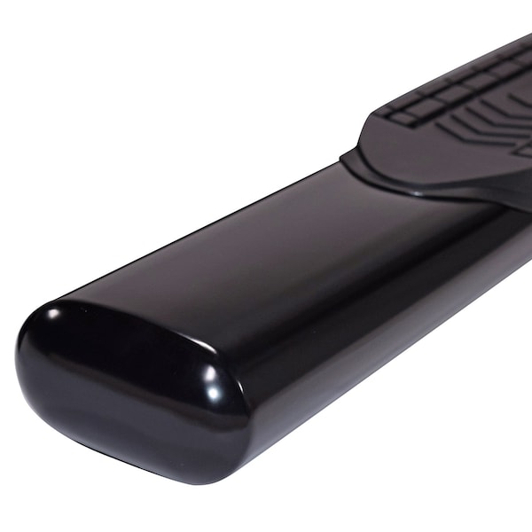 Trailfx TrailFX A8253B; Step Nerf Bar; With Step Pads; 6 Inch Oval Bent; With Welded End Caps A8253B - main